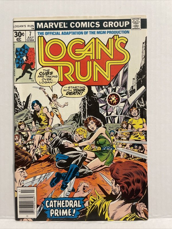 Logan S Run 7 Comic Books Bronze Age Marvel Superhero Hipcomic