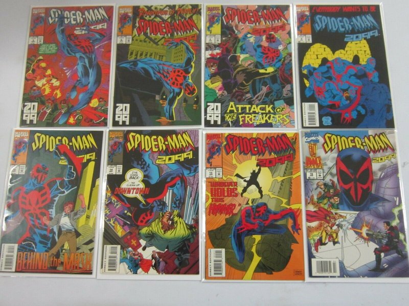 Spider-Man 2099 lot 15 different from #5-46 last issue 8.0 VF (1993-96 1st Serie