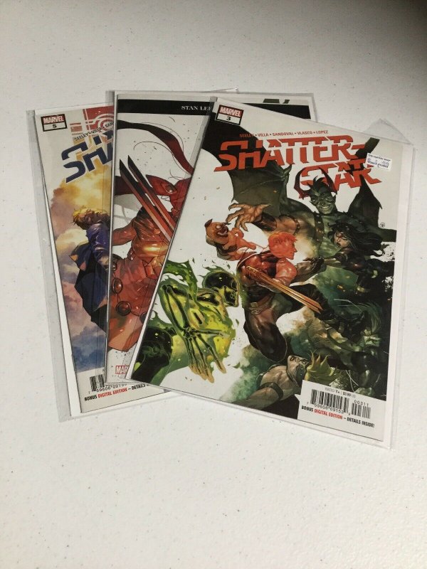 Shatterstar 3 4 5 Nm Near Mint Marvel Comics 