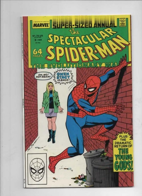 Peter Parker SPECTACULAR SPIDER-MAN #8 Annual, VF/NM, 1976 1988 more in store 