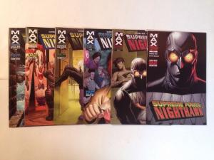Supreme Power Nighthawk 1-6 Complete Near Mint Lot Set Run 