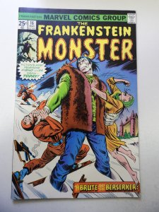 The Frankenstein Monster #16 (1975) FN+ Condition MVS Intact