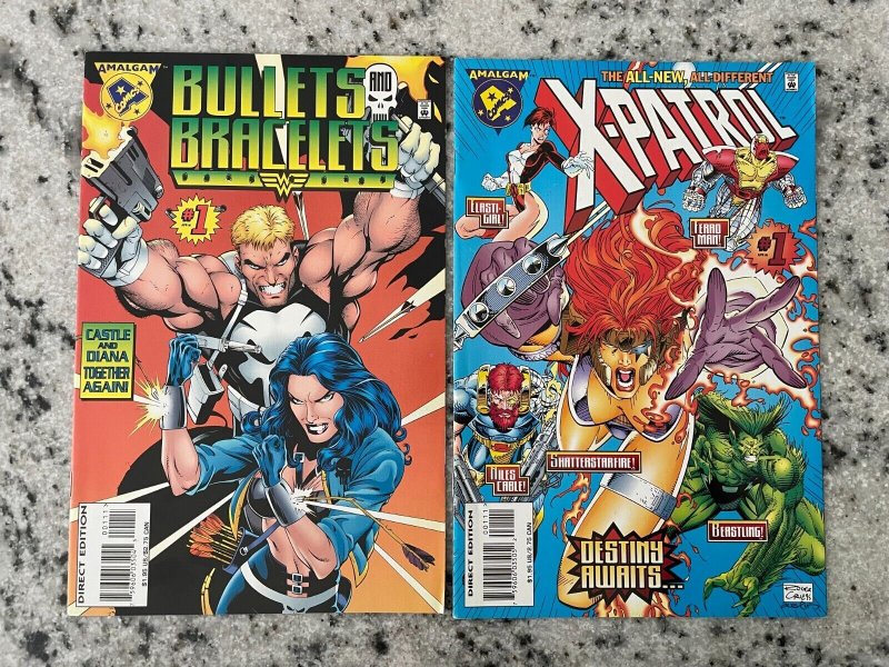 Bombshell Comics - DAILY DEAL! TODAY ITS ALL ABOUT THE TIME THE BIG 2 DID  THOSE CRAZY CROSSOVERS! Amalgam Comics Bullets and Bracelets #1 (1996) $5  The Punisher meets Wonder Woman! Diana