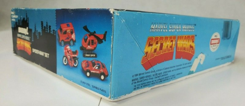 1984 Marvel Spider-Man Secret Wars Brute Steel Vehicle Set Buddy L