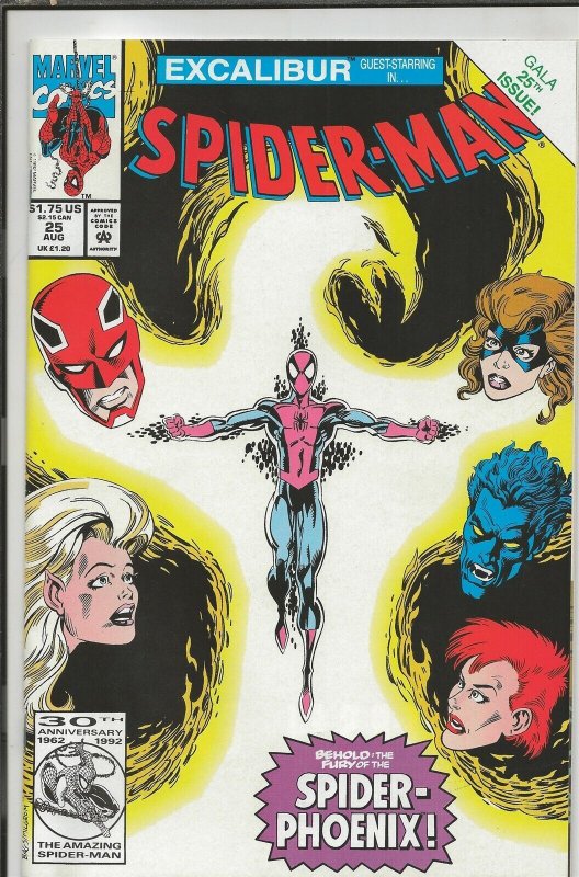 Spider-Man #25 ORIGINAL Vintage 1992 Marvel Comics  