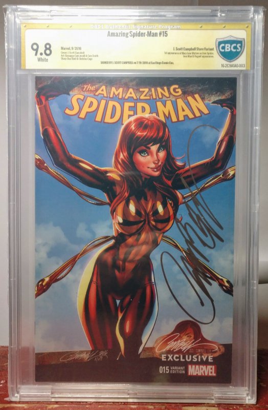 ASM #15 CBCS 9.8 *SIGNED* by S. Campbell