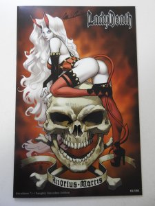 Lady Death Devotions #1 Naughty Succubus Edition NM Condition! Signed W/ COA!