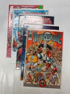 5 IMAGE comic book BloodStrike Brutalists Assassin #0 1 2 BattleStone 52 KM41