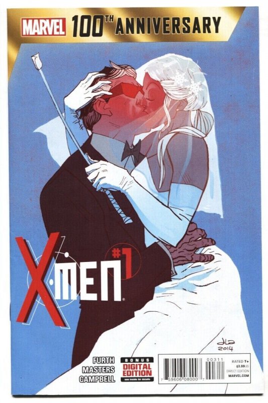 100th Anniversary Special: X-Men #1 2014 Wedding cover 