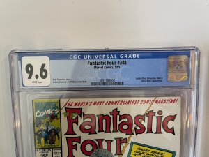 Fantastic Four #348 CGC 9.6  Marvel Spider-Man, Wolverine, Hulk App (1991)