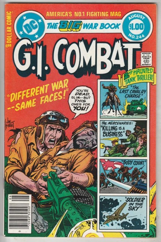 G.I. Combat #244 (Aug-82) VF/NM High-Grade The Haunted Tank