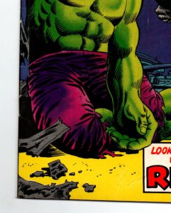 The Incredible Hulk #104 - vs Rhino - 1968 - FN/VF 