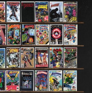 Huge Lot 140+ Comics with Captain America, Aquaman, The Punisher & More!