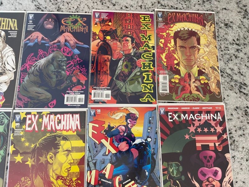 Lot Of 8 Ex Machina Wildstorm DC Comic Books # 30 31 32 33 34 35 36 Vaughan CM6 