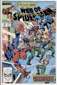 WEB of SPIDER-MAN #44, NM, Peter David, Las Vegas, Hulk, Alex Saviuk