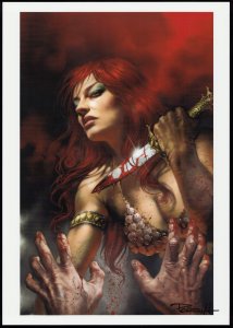 Red Sonja Vulture's Circle - Parrillo Variant Cover 11.5 x 16.5 Print signed
