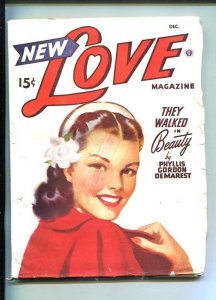 PULP:  NEW LOVE-DEC 1946-ROMANTIC PULP FICTION-PIN-UP GIRL COVER-DEMAREST-vg ...