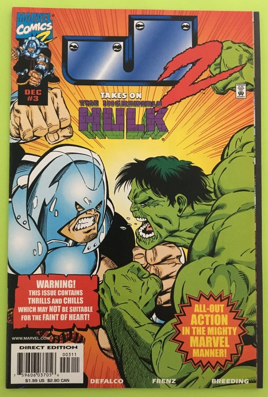 J2 3 JUGGERNAUT INCREDIBLE HULK MARVEL 1998