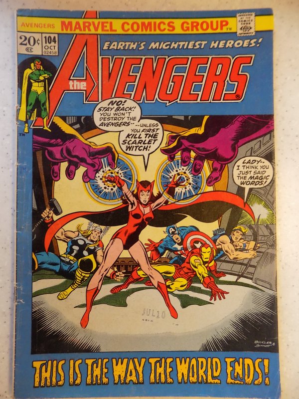 AVENGERS # 104