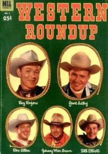 Dell Giant Comics: Western Roundup   #2, VG (Stock photo)