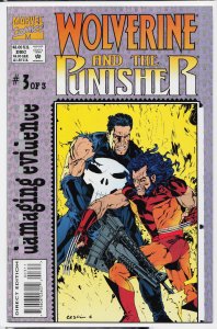 Wolverine and the Punisher: Damaging Evidence #3 Direct Edition (1993) Punisher