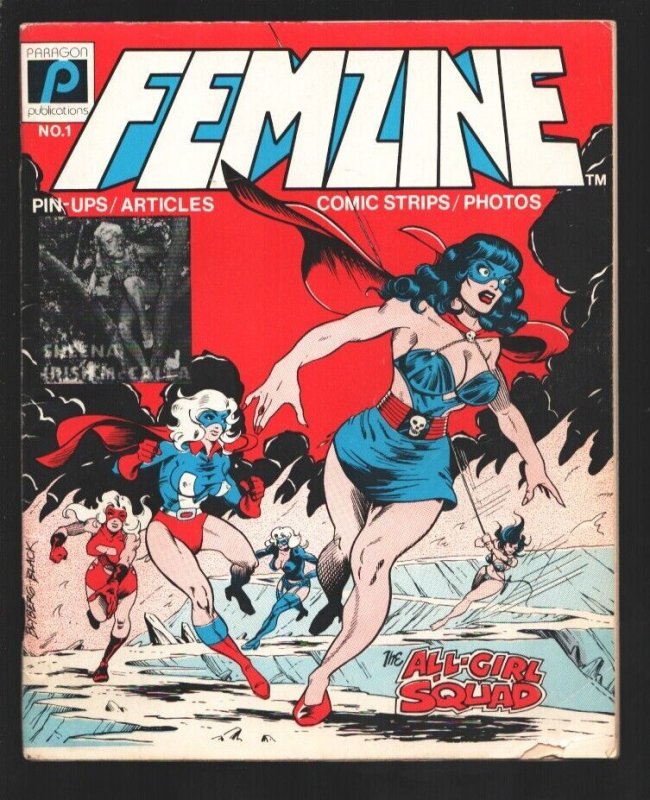 Femzine #1 1981-1st issue-1st appearance of Fem Force-Phantom Lady cover-Iris...