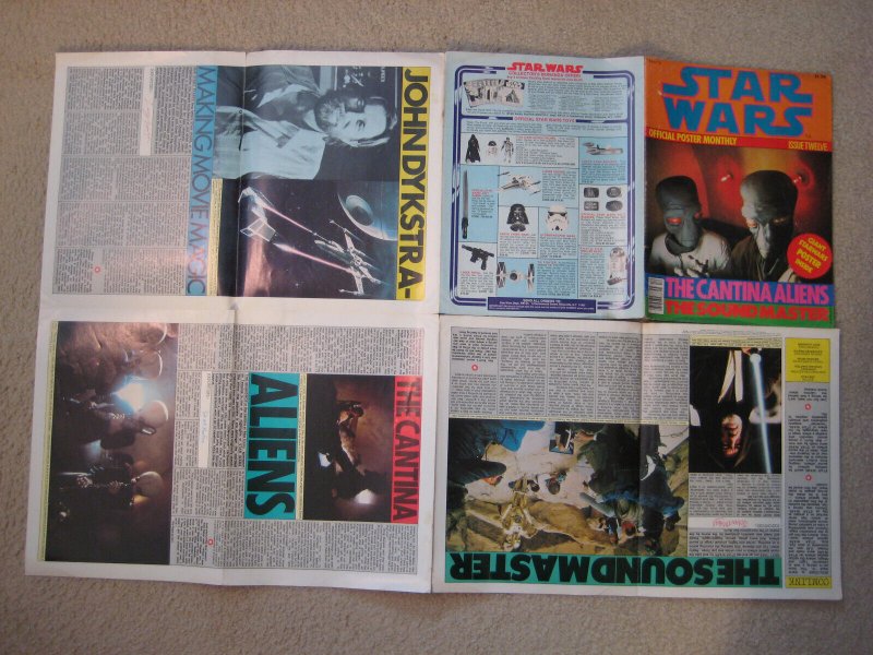 STAR WARS Official Poster Monthly: The Cantina Aliens #12 (1978, Paradise Press) 