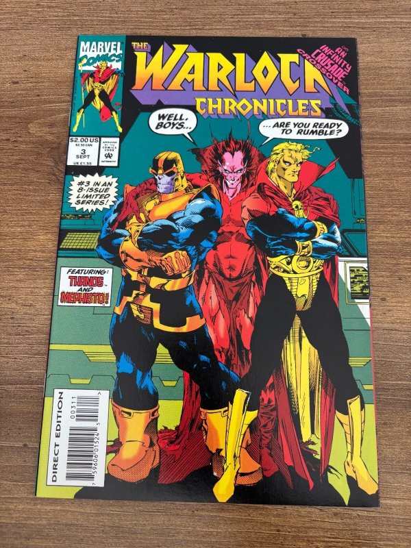 The Warlock Chronicles # 3 NM 1st Print Marvel Comic Books Thanos 9 J441