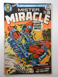 Mister Miracle #6 (1972) VG Cond moisture stain, centerfold detached top staple