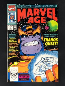 Marvel Age #91 Direct Edition (1990)