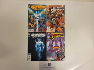 4 DC Comics #123 140 Superman + #1 Cyborg Superman + #734 Action Comics 75 TJ19