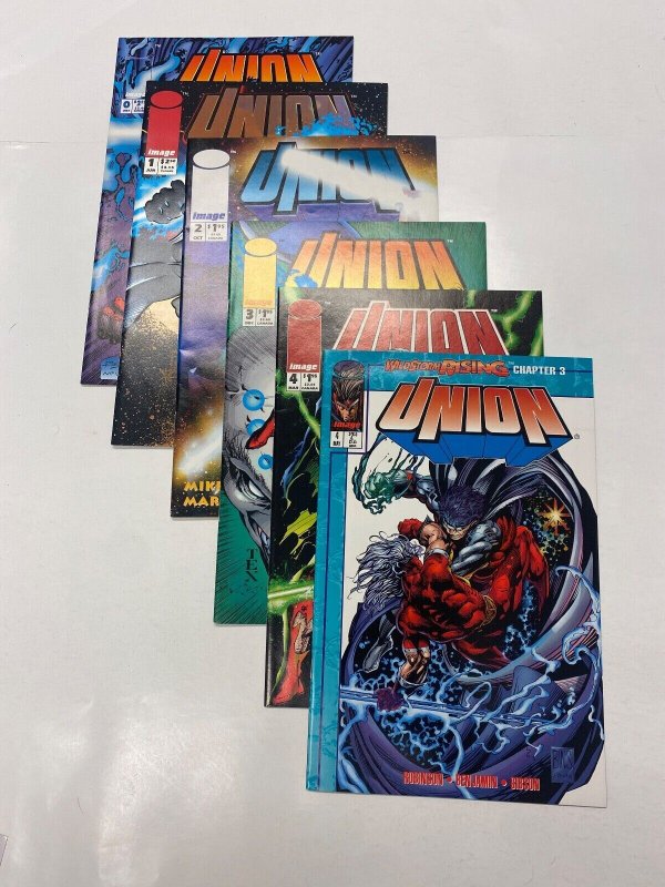 6 Union IMAGE comic books #0 1 2 3 4 4 61 LP1