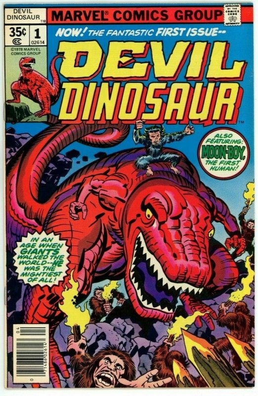 Devil Dinosaur #1 (1970) - 8.5 VF+ *1st Appearance Devil Dinosaur & Moon Boy*