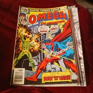 Omega The Unknown 10 Issue Comics Marvel Lot Run Set Collection Bronze Modern...