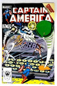 Captain America #314 (1986) NM- Squadron Supreme Marvel
