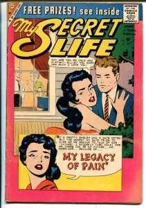 My Secret Life #32 1960-Charlton-spicy romance art-10¢ cover price-VG+