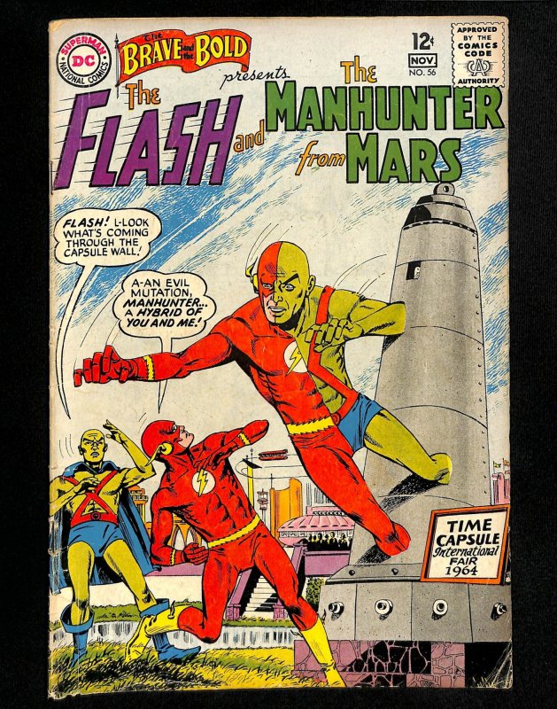 The Brave And The Bold 56 1964 Comic Books Silver Age Dc Comics Flash Superhero Hipcomic
