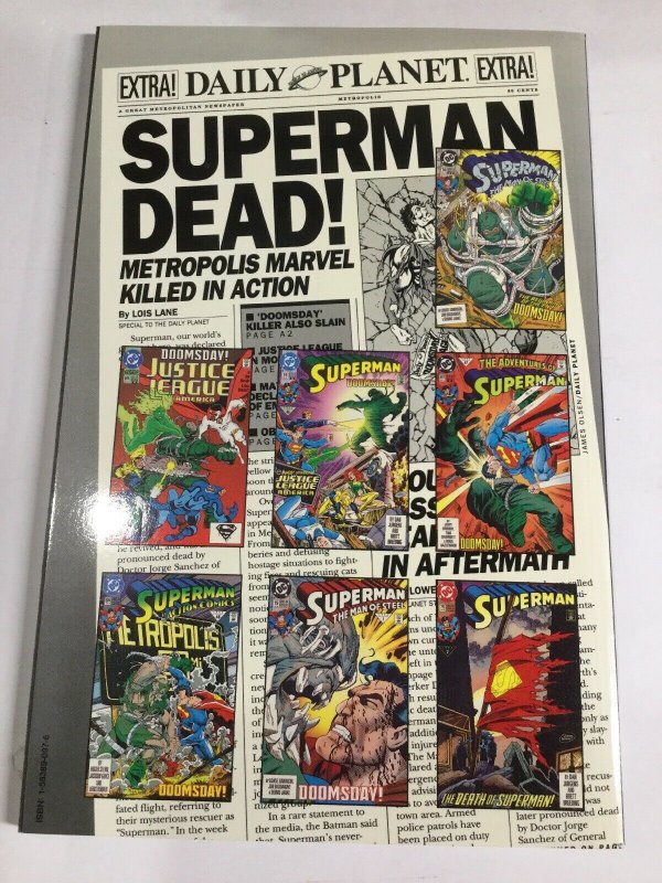 Death Of Superman 2nd Print Direct Edition Vf 8.0 Sticker Tpb Sc Dc Comics 