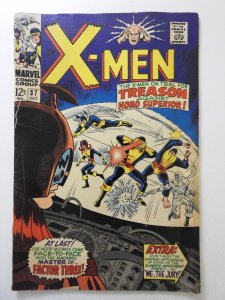 The X-Men #37 (1967) Rip Near Spine 4 Good- Condition!