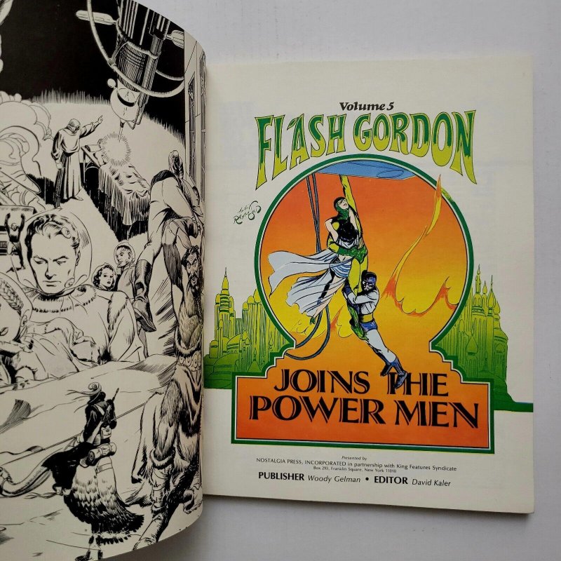 FLASH GORDON Joins the Power Men Vol.5 (Nostalgia 1978) Softcover 1st Print