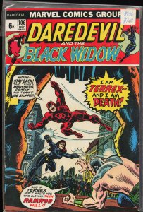 Daredevil #106 (1973) Black Widow