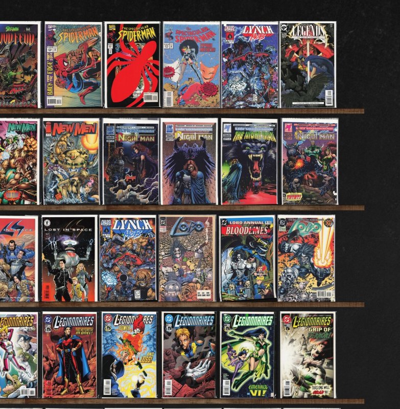 Huge Lot 150+ Comics with Legionnaires, Spawn & More!