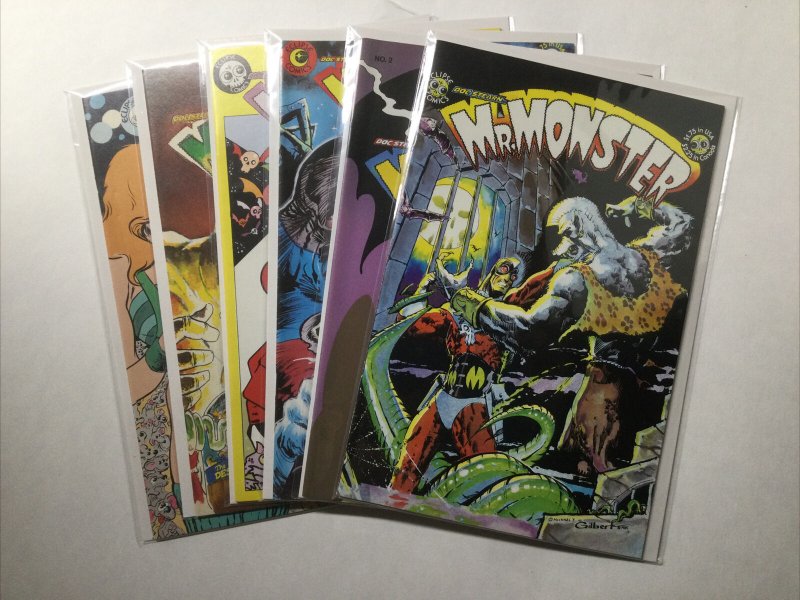 Mr. Monster 1 2 3 4 5 6 Lot Run Set Near Mint Nm Eclipse Comics