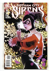GOTHAM CITY SIRENS #5 --HARLEY QUINN--comic book--NM-