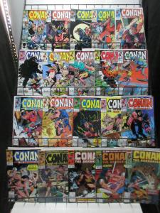 Conan the Barbarian (Marvel 1987) Lot of 44Diff from #200-274 Swords Babes Magic