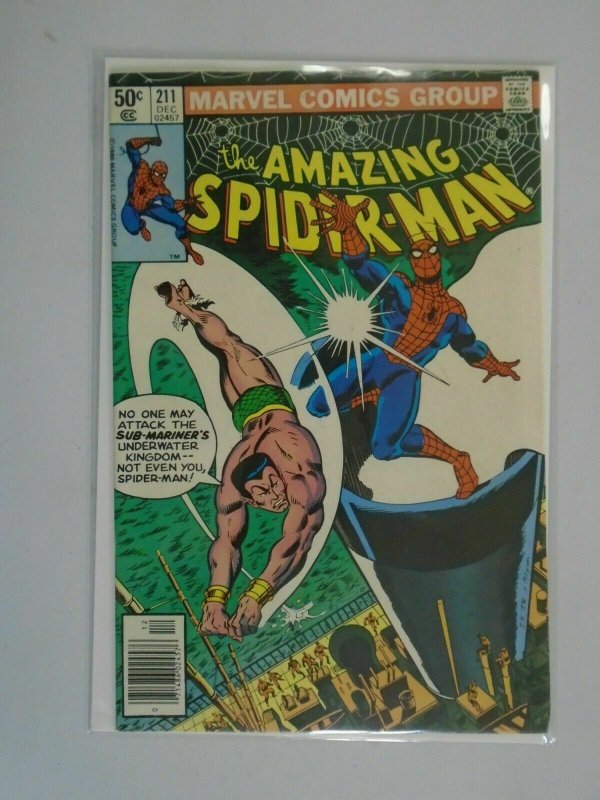 Amazing Spider-Man #211 Newsstand edition 6.0 FN (1980 1st Series)