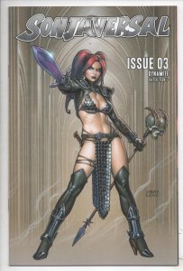 SONJAVERSAL #3 B, NM, Femme fatale, Linsner, Red Sonja, 2021, more in store