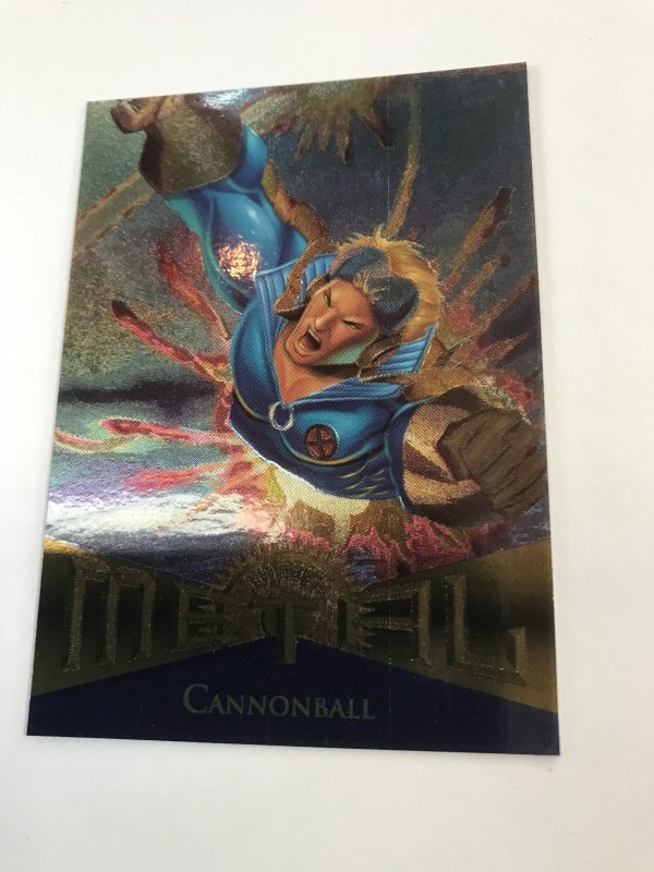 CANNONBALL #95 card : Marvel Metal 1995 Fleer Chromium; NM/M X-men, base