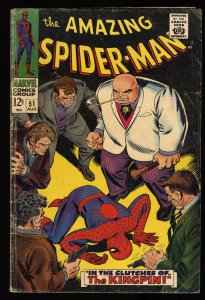 Amazing Spider-Man #51 GD/VG 3.0 2nd Appearance Kingpin!