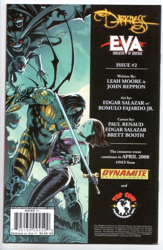 The Darkness Eva #1,2,3,4 (1-4) Set  (Dynamite, 2008) - VF/NM+